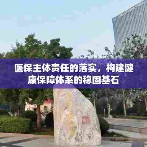 医保主体责任的落实，构建健康保障体系的稳固基石
