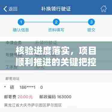 核验进度落实,项目顺利推进的关键把控环节