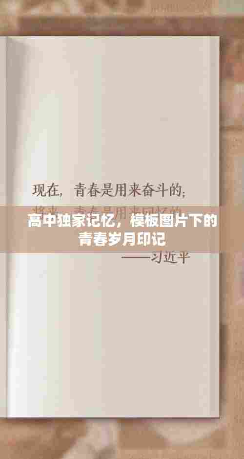 高中独家记忆,模板图片下的青春岁月印记