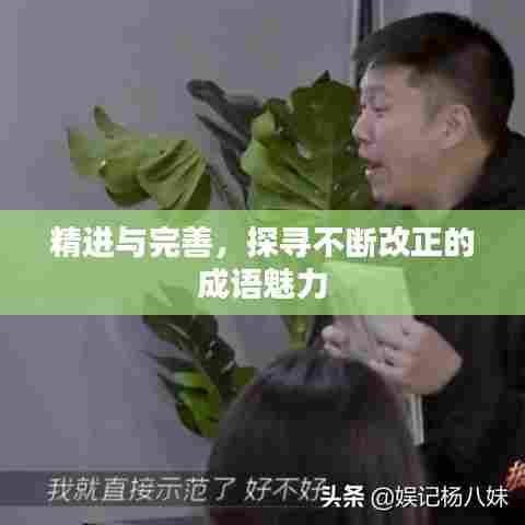 精进与完善，探寻不断改正的成语魅力