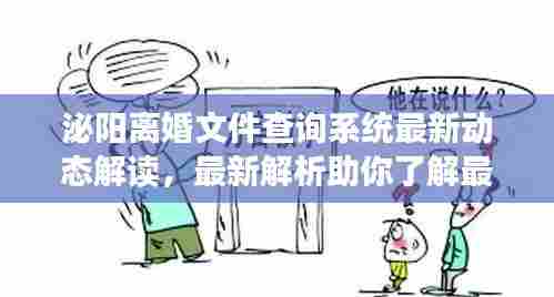 泌阳离婚文件查询系统最新动态解读,最新解析助你了解最新进展
