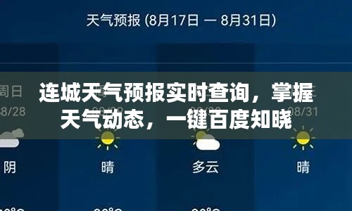 连城天气预报实时查询,掌握天气动态,一键百度知晓