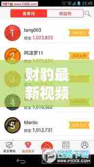 财豹最新视频揭秘金融领域动态，今日热点一网打尽