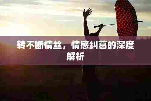 转不断情丝,情感纠葛的深度解析