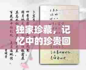 独家珍藏,记忆中的珍贵回忆