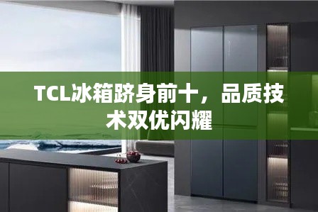 TCL冰箱跻身前十,品质技术双优闪耀