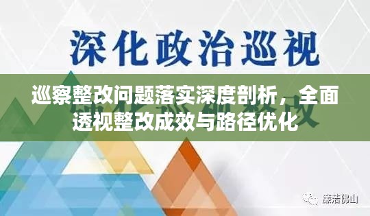 巡察整改问题落实深度剖析,全面透视整改成效与路径优化