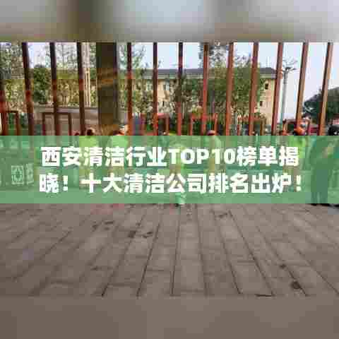 西安清洁行业TOP10榜单揭晓!十大清洁公司排名出炉!
