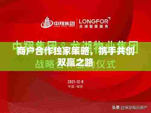 商户合作独家策略,携手共创双赢之路