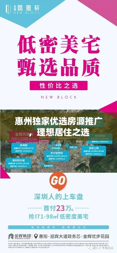 惠州独家优选房源推广,理想居住之选