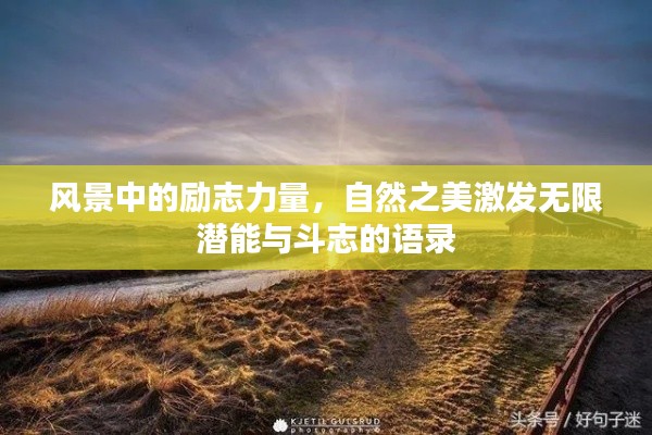 风景中的励志力量，自然之美激发无限潜能与斗志的语录