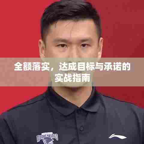全额落实，达成目标与承诺的实战指南