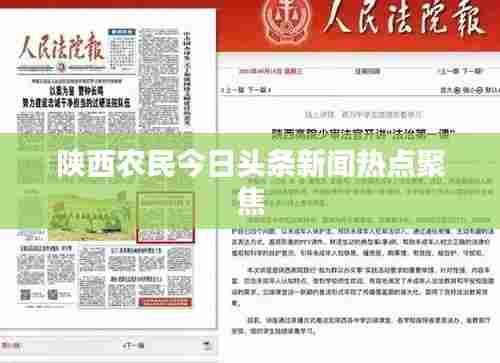 陕西农民今日头条新闻热点聚焦