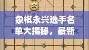 象棋永兴选手名单大揭秘，最新更新一线选手阵容