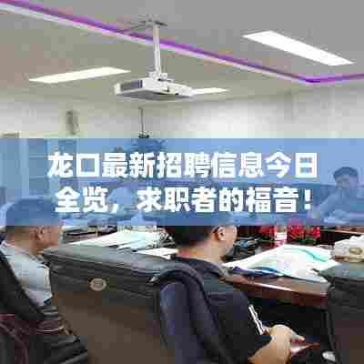 龙口最新招聘信息今日全览,求职者的福音!