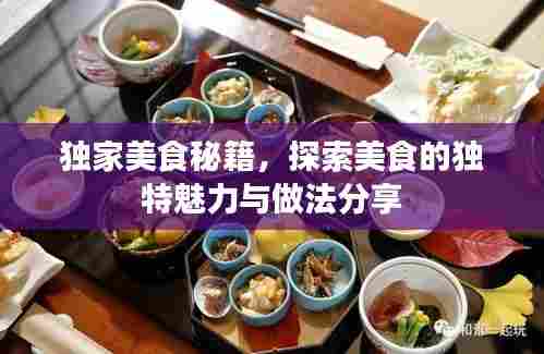 独家美食秘籍，探索美食的独特魅力与做法分享