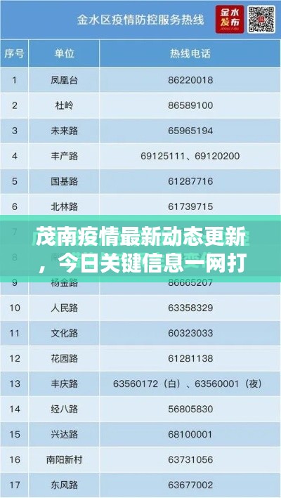 茂南疫情最新动态更新,今日关键信息一网打尽
