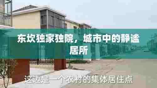 东坎独家独院，城市中的静谧居所