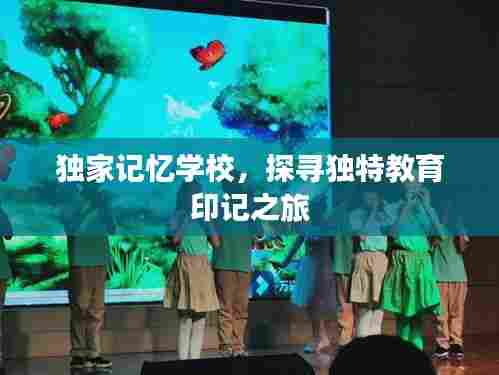 独家记忆学校，探寻独特教育印记之旅