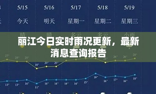 丽江今日实时雨况更新，最新消息查询报告