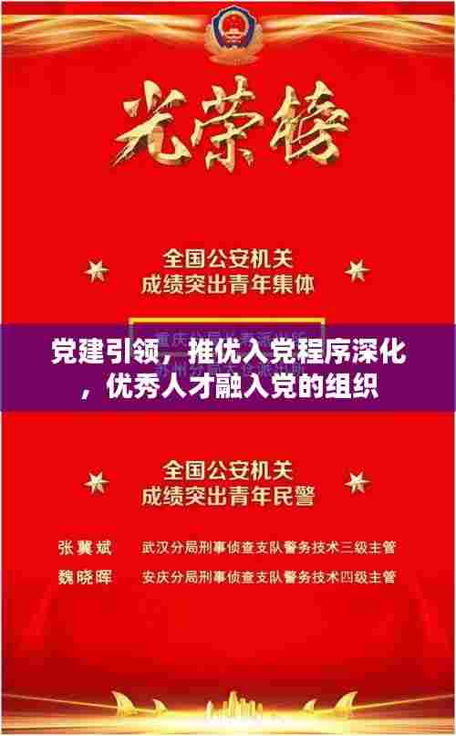 党建引领，推优入党程序深化，优秀人才融入党的组织
