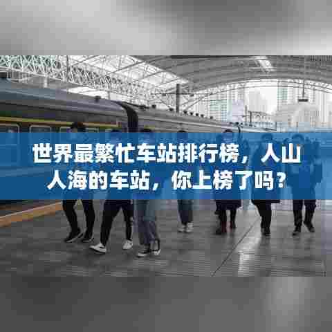 世界最繁忙车站排行榜,人山人海的车站,你上榜了吗?