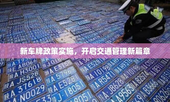 新车牌政策实施，开启交通管理新篇章