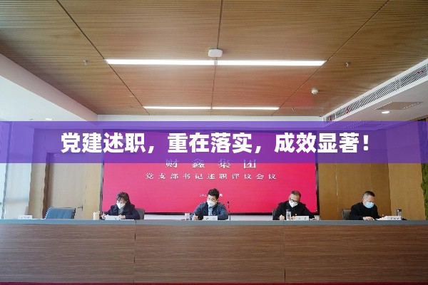 党建述职,重在落实,成效显著!