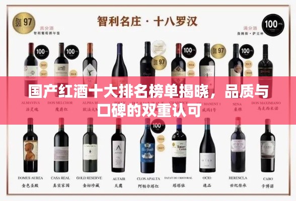 国产红酒十大排名榜单揭晓,品质与口碑的双重认可