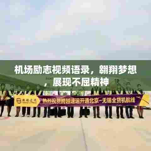 机场励志视频语录，翱翔梦想，展现不屈精神