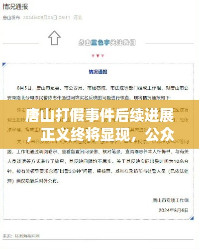 唐山打假事件后续进展，正义终将显现，公众关注持续聚焦，最新视频披露