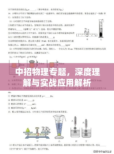 中招物理专题,深度理解与实战应用解析
