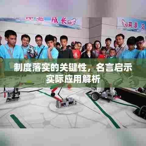 制度落实的关键性,名言启示实际应用解析