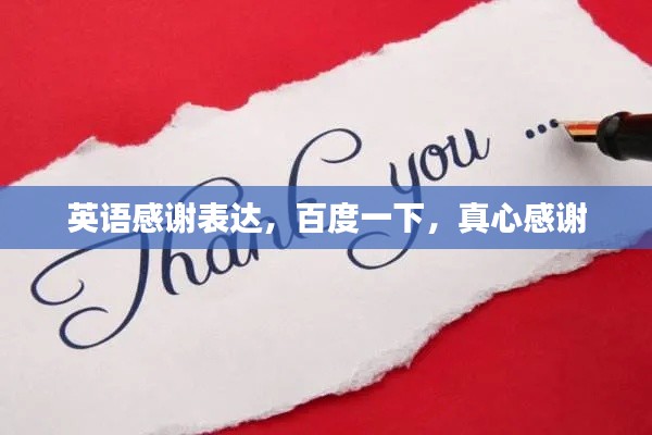 英语感谢表达,百度一下,真心感谢