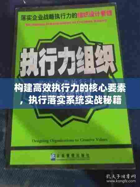 构建高效执行力的核心要素，执行落实系统实战秘籍