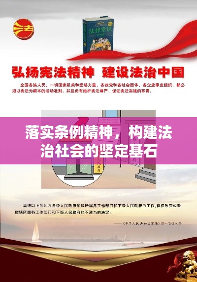 落实条例精神，构建法治社会的坚定基石