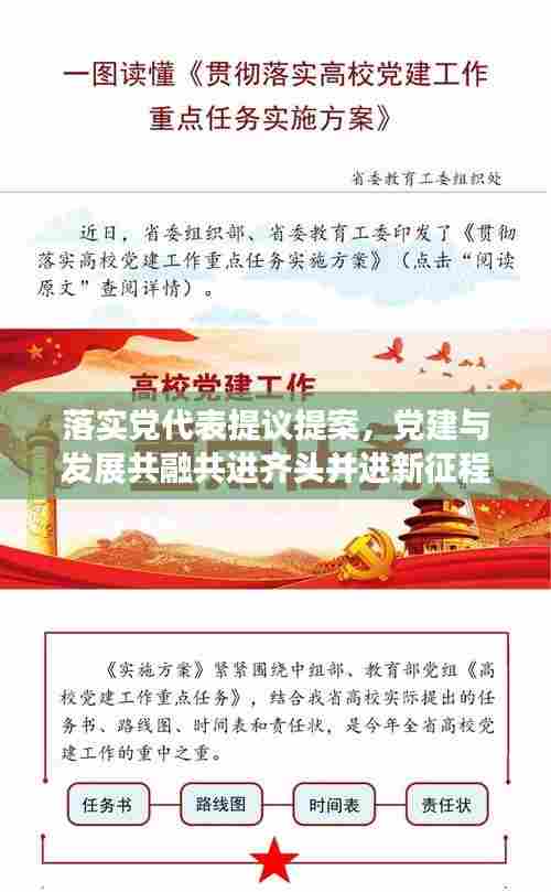 落实党代表提议提案，党建与发展共融共进齐头并进新征程